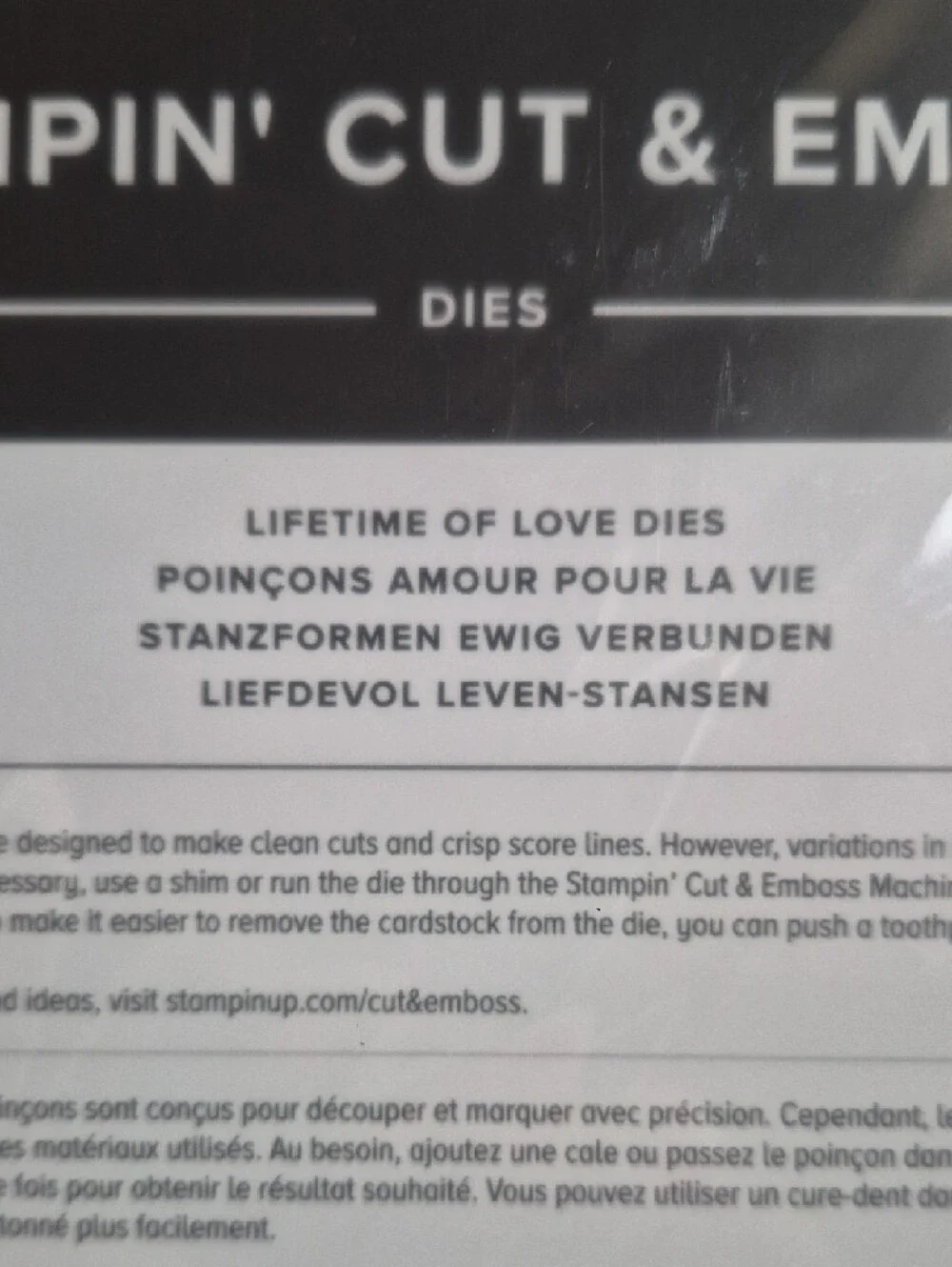 Stampin' Up! Cut & Emboss Dies -‎ 